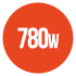 780W 최대 출력 및 10" 무선 서브우퍼